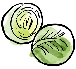 Brussel Sprouts Sticker