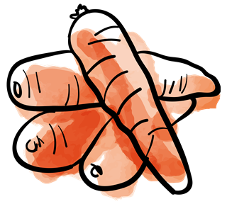 Carrots Sticker
