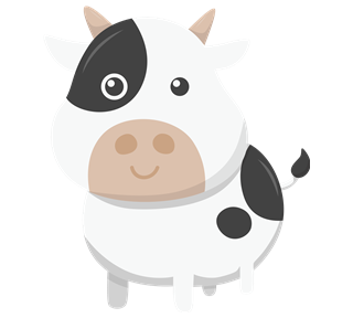 Cow Sticker