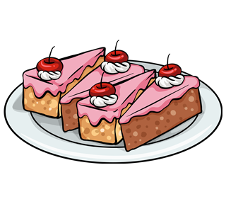Cake 3 Sticker