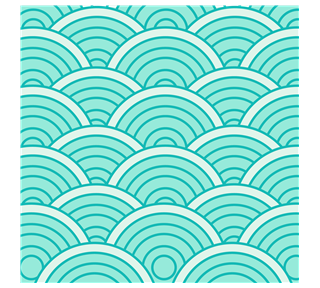 Waves 4 Sticker