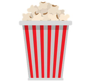 Popcorn Sticker