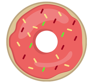 Donut 2 Sticker