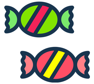 Candy 4 Sticker