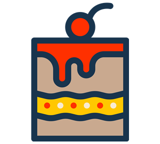 Cake 4 Sticker