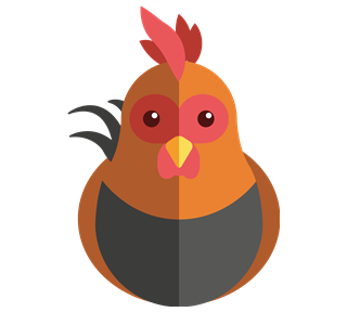 Rooster Sticker
