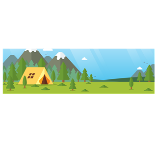 Camping-02.png Sticker