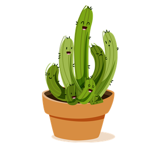 Cacti 1 Sticker