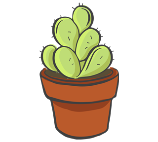 Cacti 1 Sticker