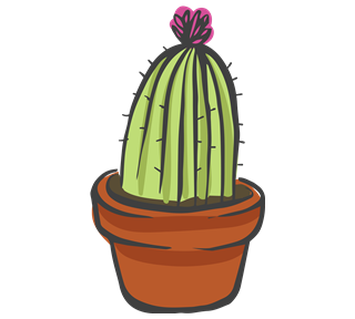 Cacti 3 Sticker