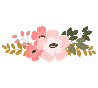 Graphic Flower Bunch Sticker