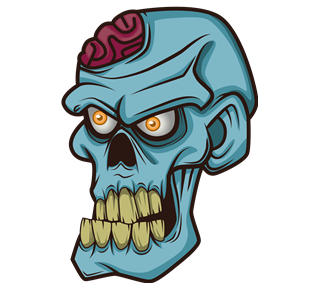 Zombie 03 Sticker