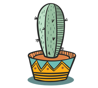 Cactus 1 Sticker