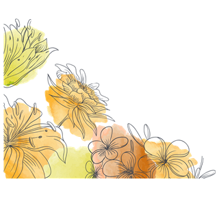 Floral Background Sticker
