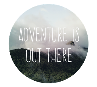 Adventure is Out There Sticker