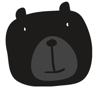 Black Bear Sticker