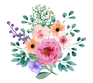 Mixed Flower Bouquet Sticker