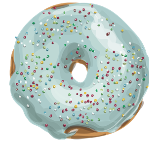 Donut 5 Sticker
