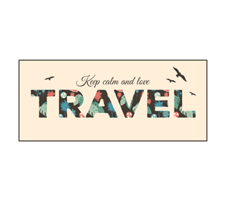 Keep Calm, Travel Sticker