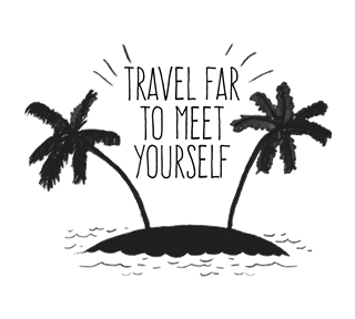 Travel Island Sticker