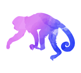 Monkey Sticker