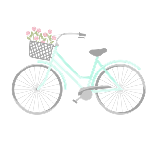 Flower Bike Sticker