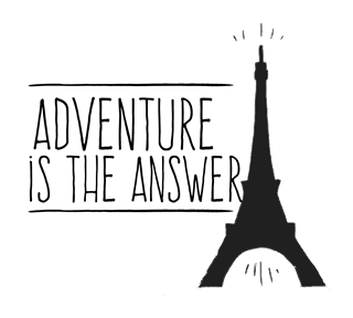 Paris Adventure is the Answer Sticker