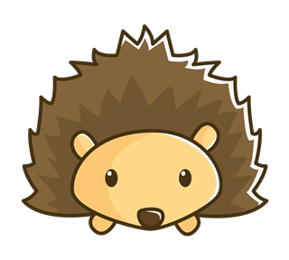Hedgy the Hedgehog Sticker