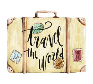travel suitcase Sticker