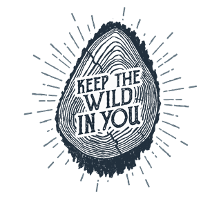 Keep The Wild Camping Quote Sticker