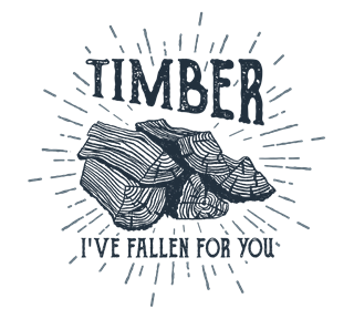 Timber Sticker