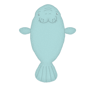 manatee 4 Sticker