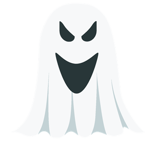 Happy Ghost Sticker