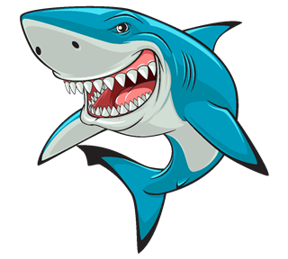 Chompy Shark Sticker
