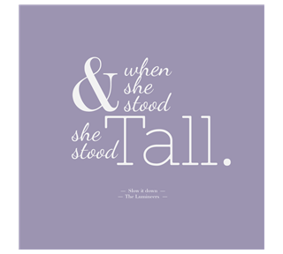 When she stood Sticker