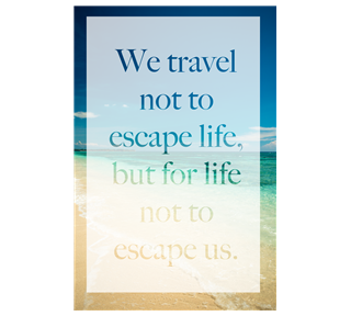 Travel quote Sticker