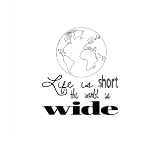 Travel quote Sticker