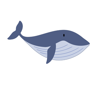 Whale Sticker