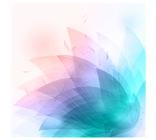 Watercolor Stylized Flower Sticker