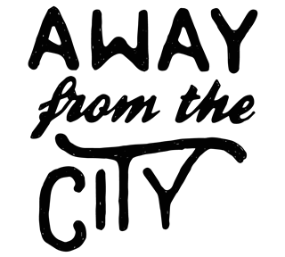 quotes away from the city Sticker
