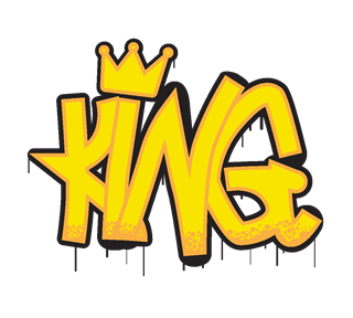 kinggraffiti.png Sticker