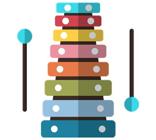 Xylophone Sticker
