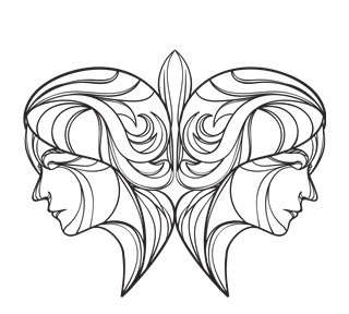 Zodiac Gemini Sticker