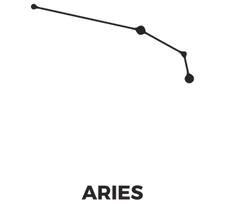 Zodiac Stars Aries Sticker