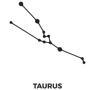 Zodiac Stars Taurus Sticker
