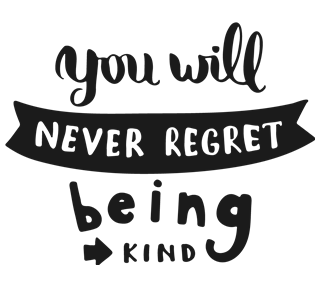 Be Kind Motivational Quote Sticker