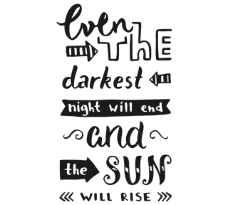 Sun Will Rise Motivational Sticker