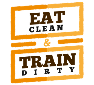 Eat Clean Motivational Quote Sticker