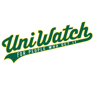 Uni Watch Script Sticker