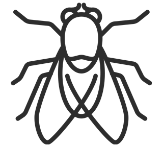 Fly Outline Sticker